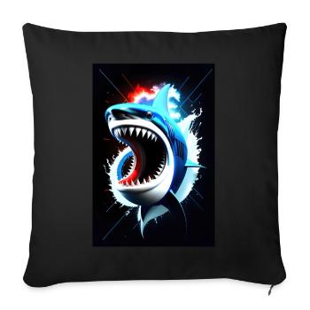 Sharknado #2 - Housse de coussin décorative 45 x 45 cm - noir - Devant