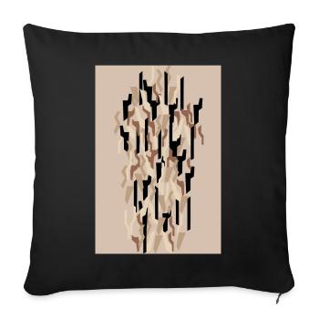 Camouflage Art Sand Gaming - Sofa pillowcase 17,3'' x 17,3'' (45 x 45 cm) - black - Front