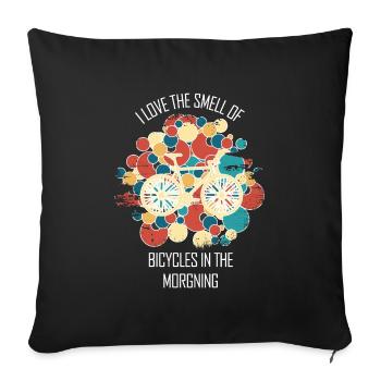 Bicycle Repair Bicycle Mechanic Bicycle Mechanic - Sofa pillowcase 17,3'' x 17,3'' (45 x 45 cm) - black - Front