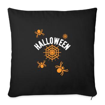 Halloween - Sofa pillowcase 17,3'' x 17,3'' (45 x 45 cm) - black - Front