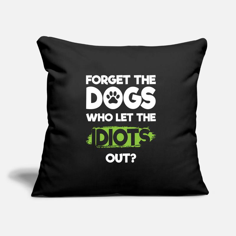Idiot Work Evil Provocation Sofa pillowcase 17,3'' x 17,3'' (45 x 45 cm)