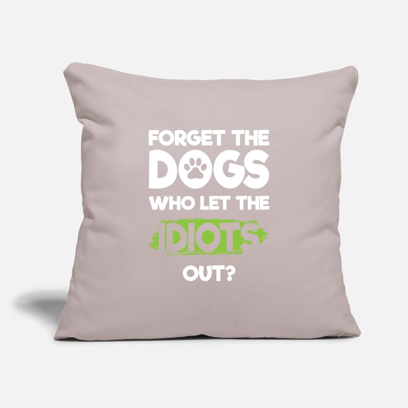 Idiot Work Evil Provocation Sofa pillowcase 17,3'' x 17,3'' (45 x 45 cm)
