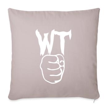 WingTsun Wing Chun Chung Faust Wing-Tsun - Sofa pillowcase 17,3'' x 17,3'' (45 x 45 cm) - light taupe - Front