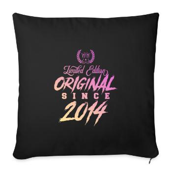 2014 limited edition original - Sofakissenbezug 45 x 45 cm - Schwarz - Vorne