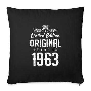 Édition limitée 1963 - Housse de coussin décorative 45 x 45 cm - noir - Devant