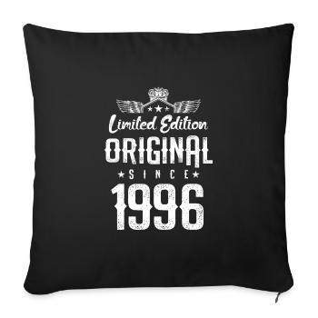 Édition limitée 1996 - Housse de coussin décorative 45 x 45 cm - noir - Devant