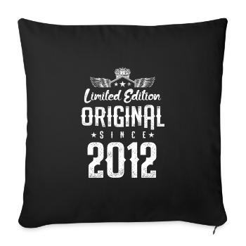 2012 limited edition - Sofa pillowcase 17,3'' x 17,3'' (45 x 45 cm) - black - Front
