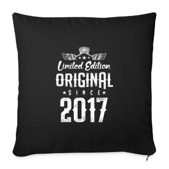 Édition limitée 2017 - Housse de coussin décorative 45 x 45 cm - noir - Devant