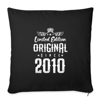 Édition limitée 2010 - Housse de coussin décorative 45 x 45 cm - noir - Devant