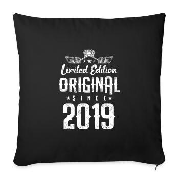 Édition limitée 2019 - Housse de coussin décorative 45 x 45 cm - noir - Devant
