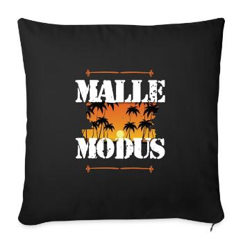 Malle Modus - Sofakissenbezug 45 x 45 cm - Schwarz - Vorne