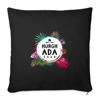 Hurghada Tour Colorful - Sofa pillowcase 17,3'' x 17,3'' (45 x 45 cm) - black - Front