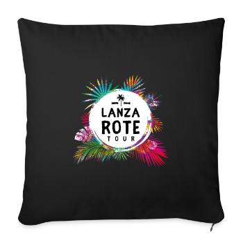 Lanzarote Tour Coloré - Housse de coussin décorative 45 x 45 cm - noir - Devant