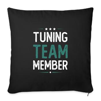 Tuning Team - Sofa pillowcase 17,3'' x 17,3'' (45 x 45 cm) - black - Front