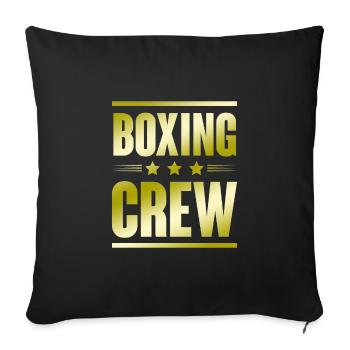 Équipe de boxe - Housse de coussin décorative 45 x 45 cm - noir - Devant