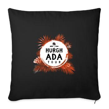 Hurghada Tour Colorful - Sofa pillowcase 17,3'' x 17,3'' (45 x 45 cm) - black - Front
