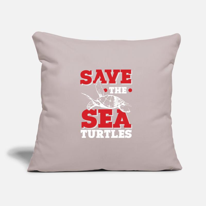 Save the Ocean Turtle Sofa pillowcase 17,3'' x 17,3'' (45 x 45 cm)