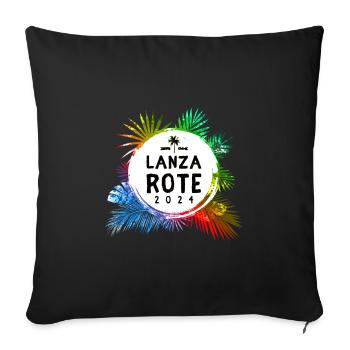 Lanzarote 2024 Coloré - Housse de coussin décorative 45 x 45 cm - noir - Devant