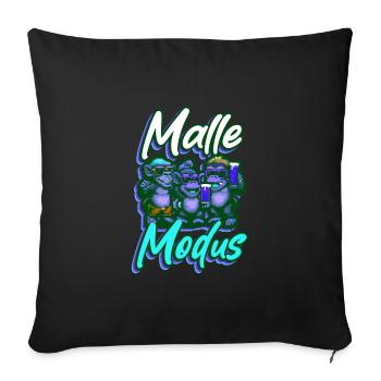 Malle Modus Monkey Beer Party Mallorca - Housse de coussin décorative 45 x 45 cm - noir - Devant