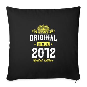 2012 Limited Edition - Sofa pillowcase 17,3'' x 17,3'' (45 x 45 cm) - black - Front