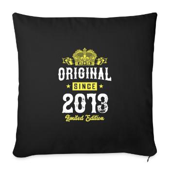 2013 limited edition - Sofakissenbezug 45 x 45 cm - Schwarz - Vorne