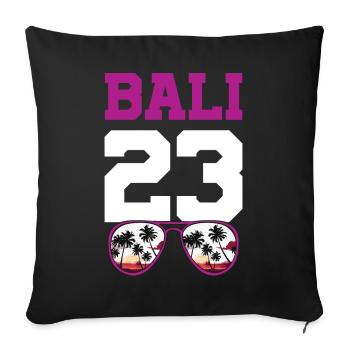 Bali 23 Jersey 2023 - Sofa pillowcase 17,3'' x 17,3'' (45 x 45 cm) - black - Front