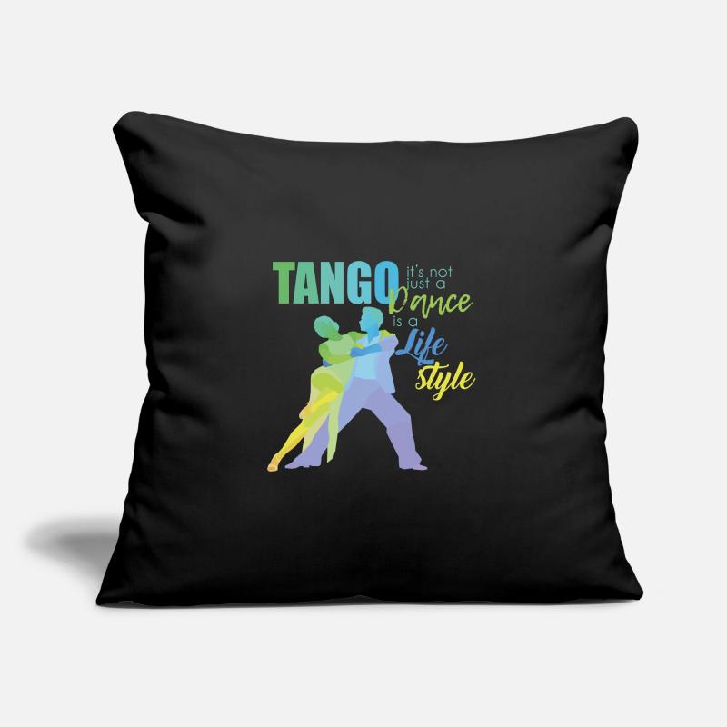 Danse de tango danseur danseur Housse de coussin décorative 45 x 45 cm