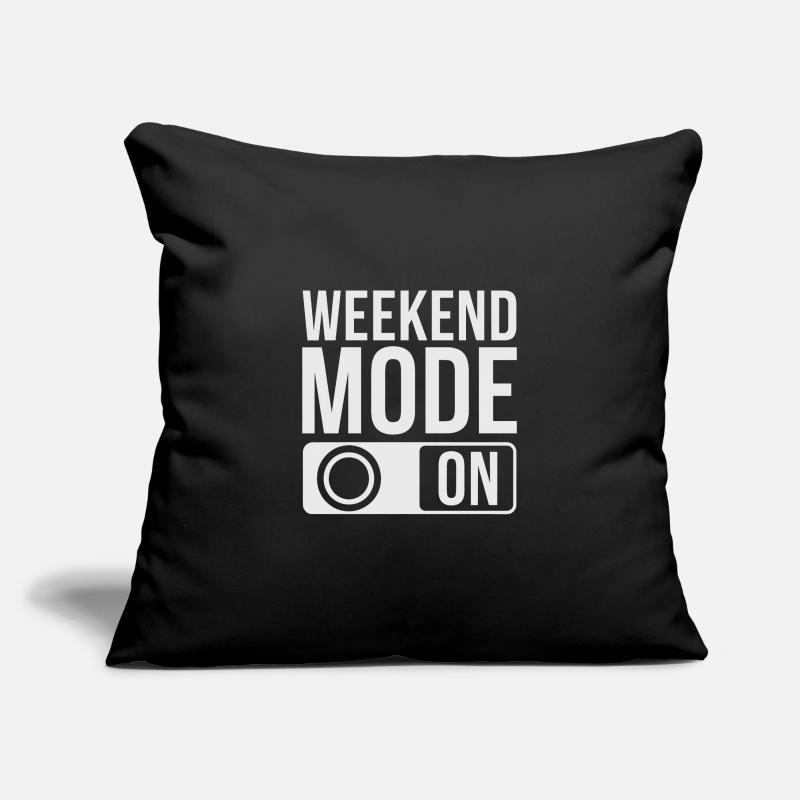 Mode week-end activé Housse de coussin décorative 45 x 45 cm