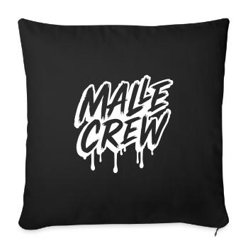 Malle Crew - Housse de coussin décorative 45 x 45 cm - noir - Devant