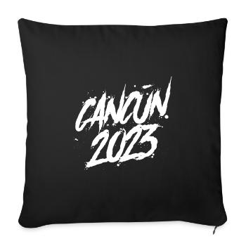 Cancun 2023 - Sofakissenbezug 45 x 45 cm - Schwarz - Vorne