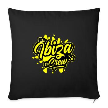 Ibiza Équipage - Housse de coussin décorative 45 x 45 cm - noir - Devant