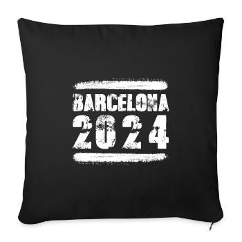 L’équipe de Barcelone 2024 - Housse de coussin décorative 45 x 45 cm - noir - Devant