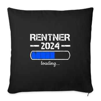 Rentner 2024 Loading... Rente 2024 - Sofakissenbezug 45 x 45 cm - Schwarz - Vorne