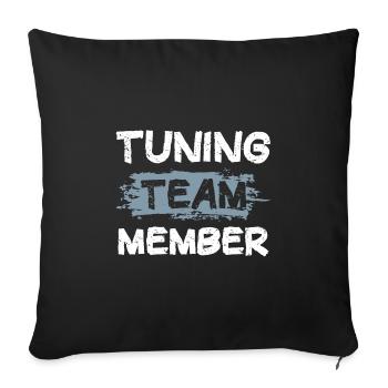 Équipe de tuning - Housse de coussin décorative 45 x 45 cm - noir - Devant