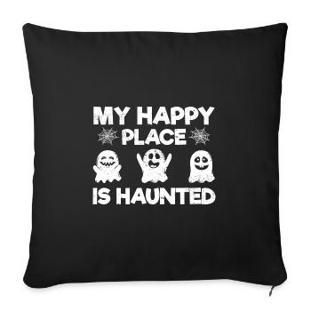 Paranormal | Ghost Hunters Ghosts Hunt Gifts - Sofa pillowcase 17,3'' x 17,3'' (45 x 45 cm) - black - Front