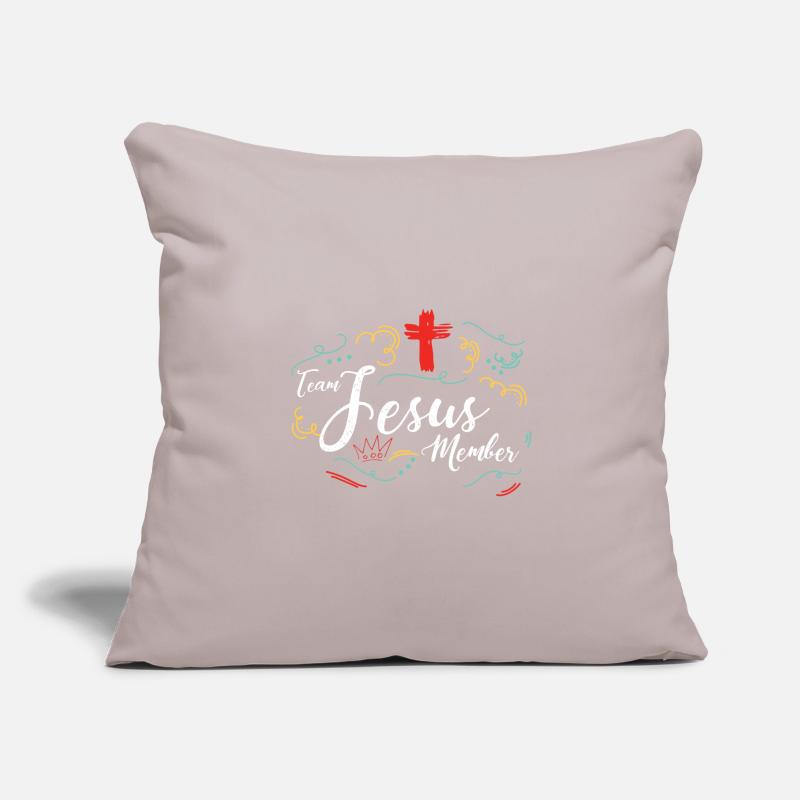 Équipe Jésus Housse de coussin décorative 45 x 45 cm