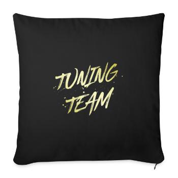 Équipe de tuning - Housse de coussin décorative 45 x 45 cm - noir - Devant