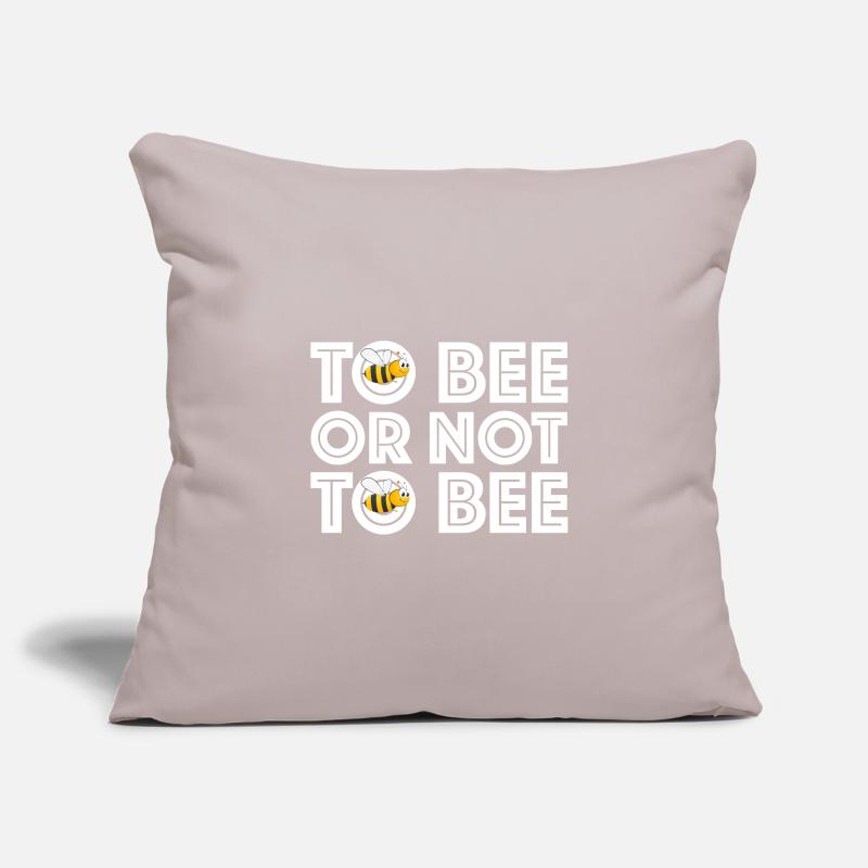 Biene oder nicht Biene | Sein oder nicht sein Sofakissenbezug 45 x 45 cm