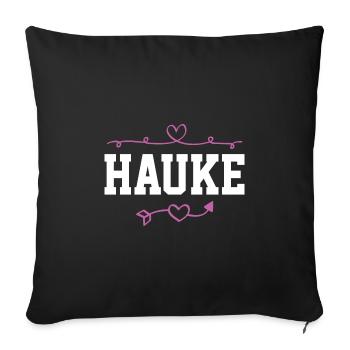 Jennifer - Sofa pillowcase 17,3'' x 17,3'' (45 x 45 cm) - black - Front