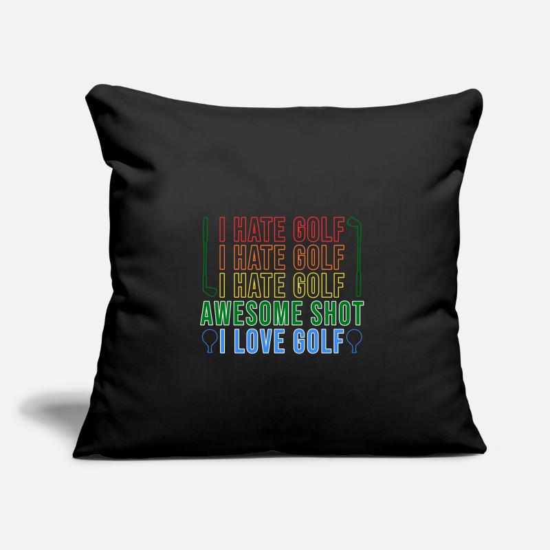 Golf Golfeurs Golfeurs Housse de coussin décorative 45 x 45 cm