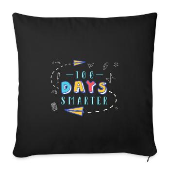 100 Days Of School - Sofa pillowcase 17,3'' x 17,3'' (45 x 45 cm) - black - Front