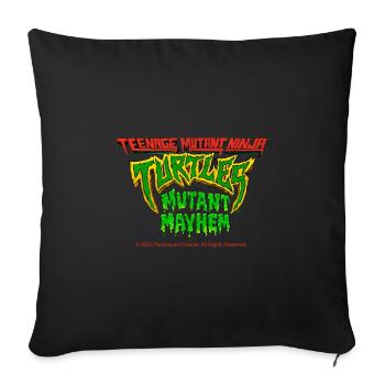TMNT Mutant Mayhem Logo Mug - Sofa pillowcase 17,3'' x 17,3'' (45 x 45 cm) - black - Front
