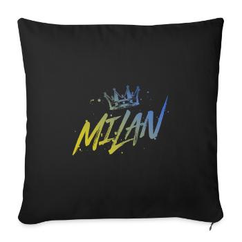 Kite - Sofa pillowcase 17,3'' x 17,3'' (45 x 45 cm) - black - Front