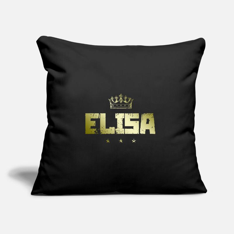 TEST ELISA Housse de coussin décorative 45 x 45 cm