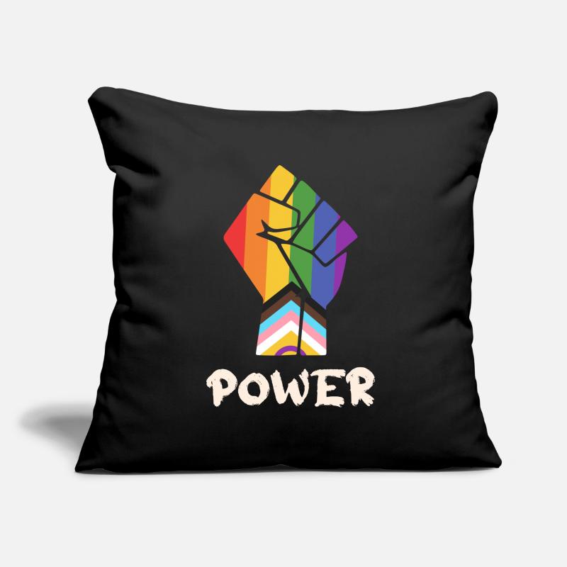 Pride Progress Power Pride Fist for Equality Sofa pillowcase 17,3'' x 17,3'' (45 x 45 cm)