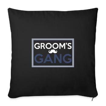 Équipe Groom - Housse de coussin décorative 45 x 45 cm - noir - Devant