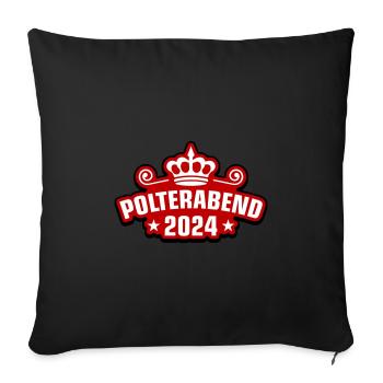 Bachelor Party 2024 - Sofa pillowcase 17,3'' x 17,3'' (45 x 45 cm) - black - Front