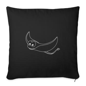 Ray Comic Animal - Housse de coussin décorative 45 x 45 cm - noir - Devant