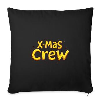 L’équipe de Noël de X-Mas Crew - Housse de coussin décorative 45 x 45 cm - noir - Devant