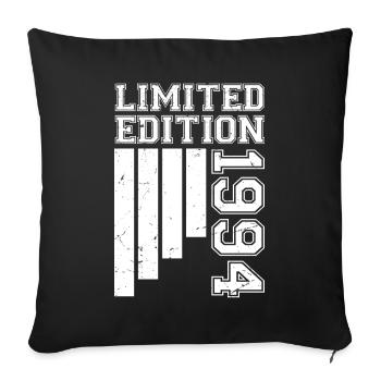 1994 Anniversaire Né En 1994 Édition Limitée - Housse de coussin décorative 45 x 45 cm - noir - Devant